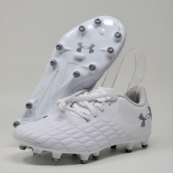 Under Armour Magnetico Pro 3 FG Cleats White 3027039-100 Men Size/Wmns 5.5